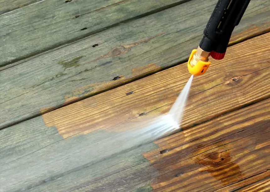 powerwash deck